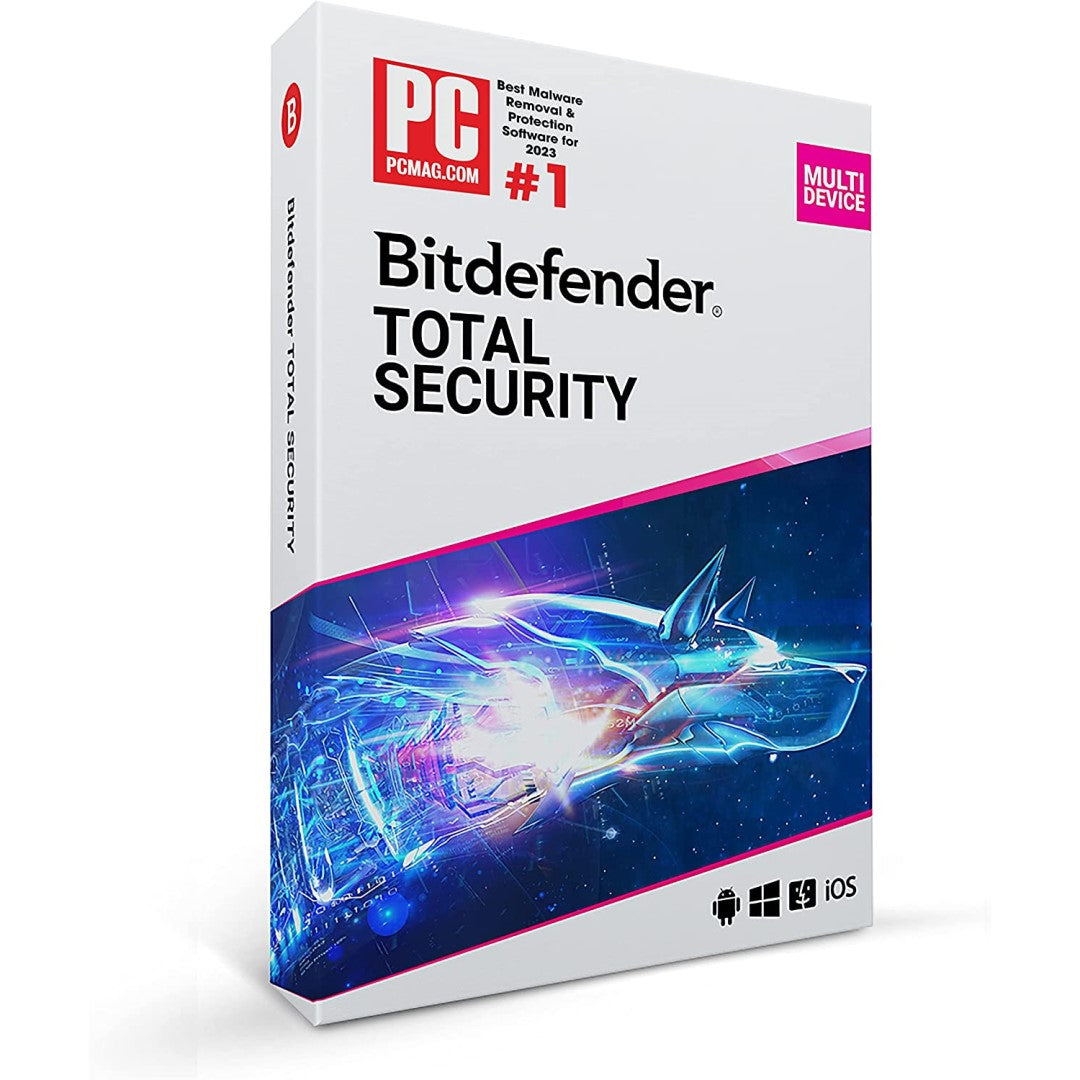 Bitdefender Total Security - 1 Year - 5 Users - Digital Download