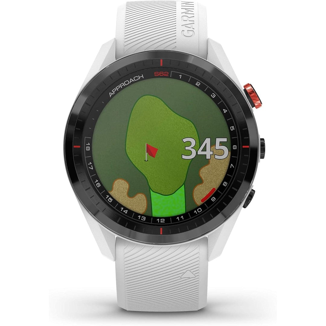 Approach S62 - Black Ceramic Bezel with White Silicone Band