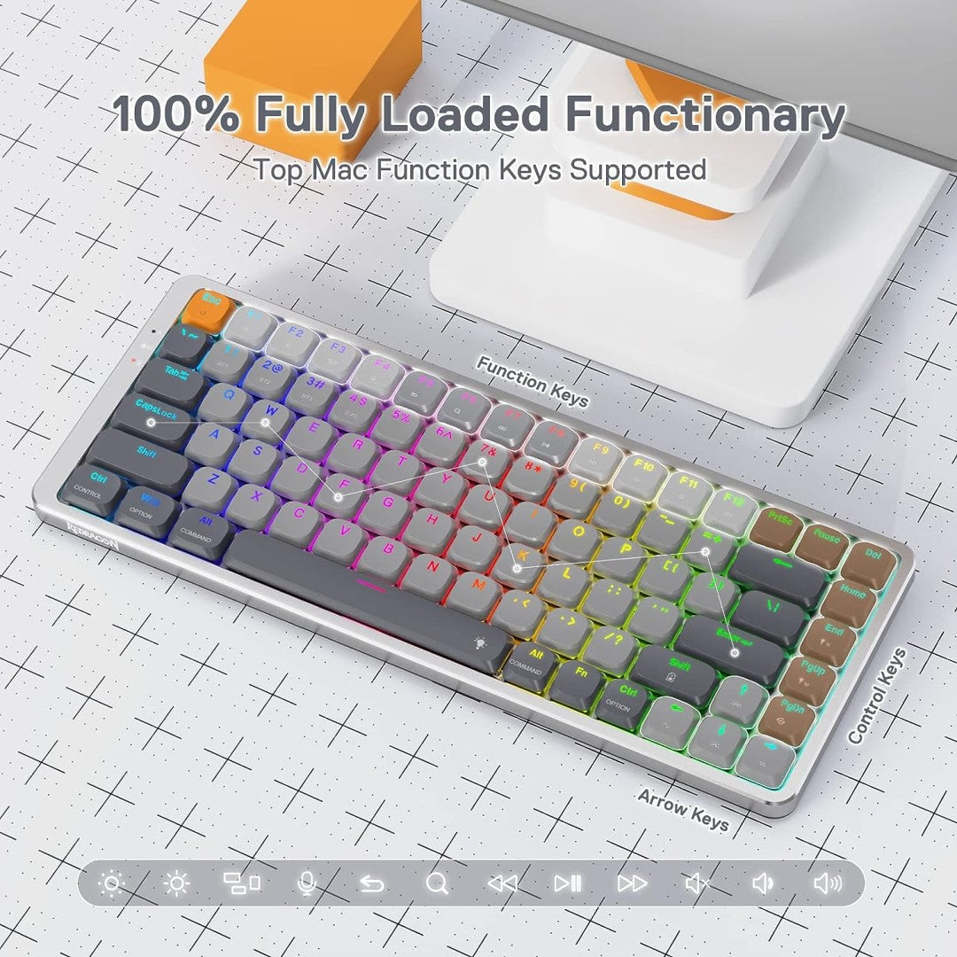 K652 Mechanical Keyboard RGB 2.4GHz / Bluetooth / Wired