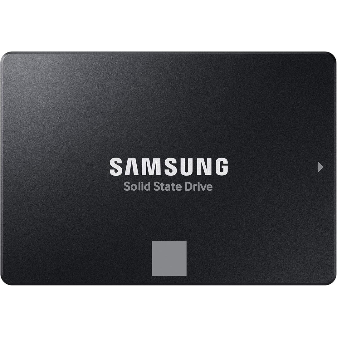 Samsung solid state drive on a white background