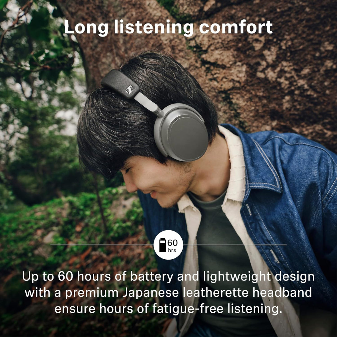 Sennheiser HDB 630 Closed-back Wireless Headphones Lunar Silver