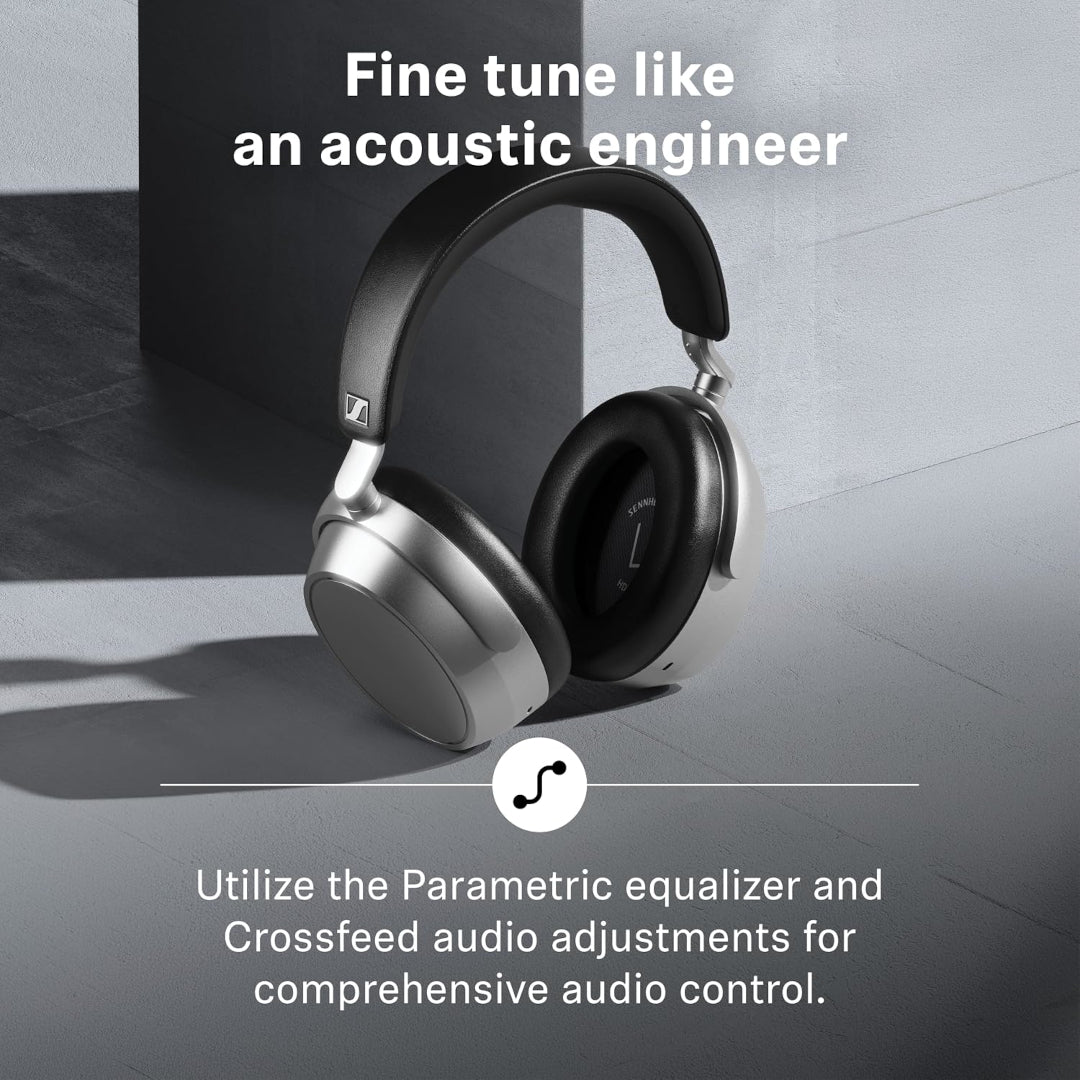 Sennheiser HDB 630 Closed-back Wireless Headphones Lunar Silver