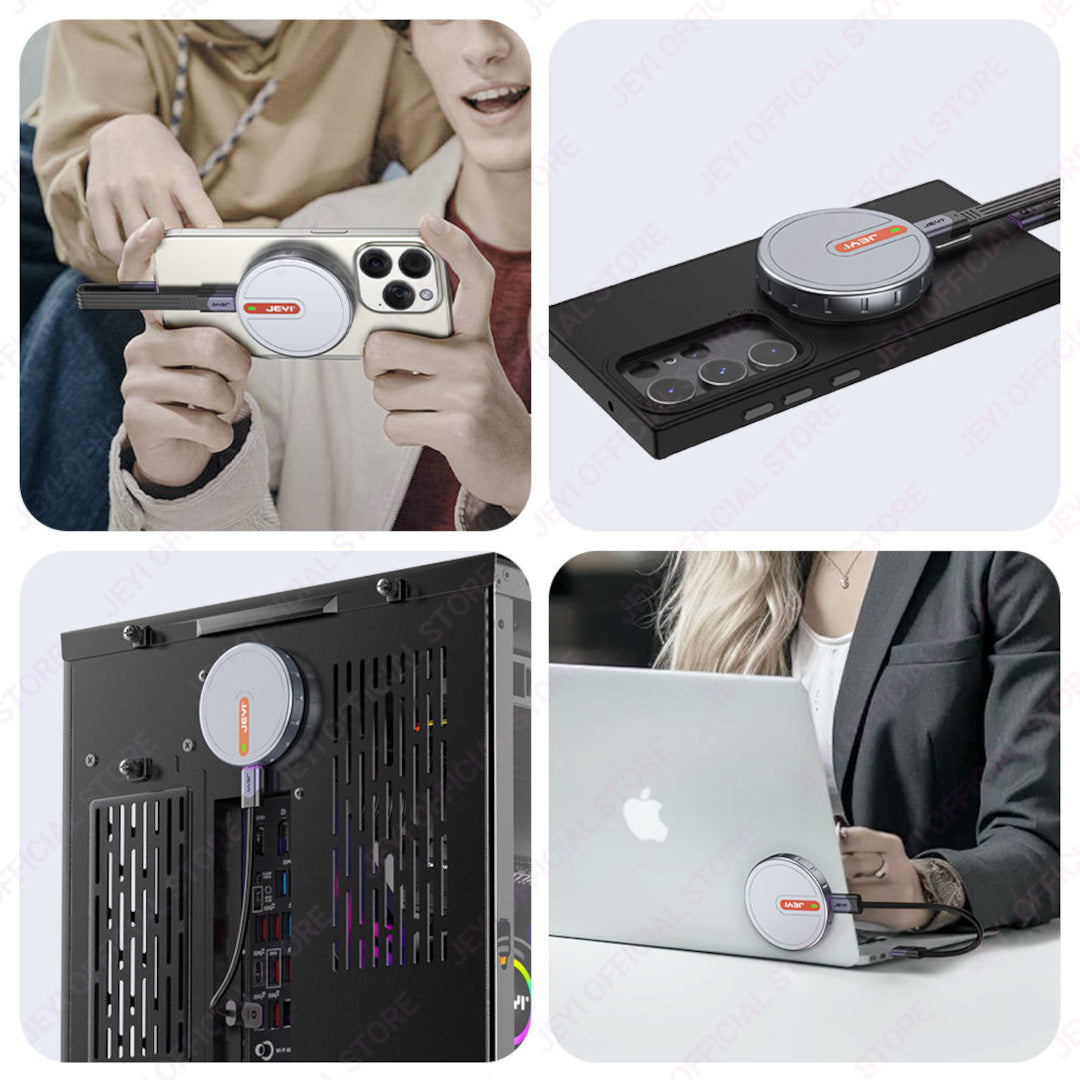 Boîtier SSD M.2 2230 NVMe magnétique USB-C avec Magsafe pour iPhone/Android/PC & Tablet , USB 3.2 10 Gbit/s (Externe) jusqu'à 2TO