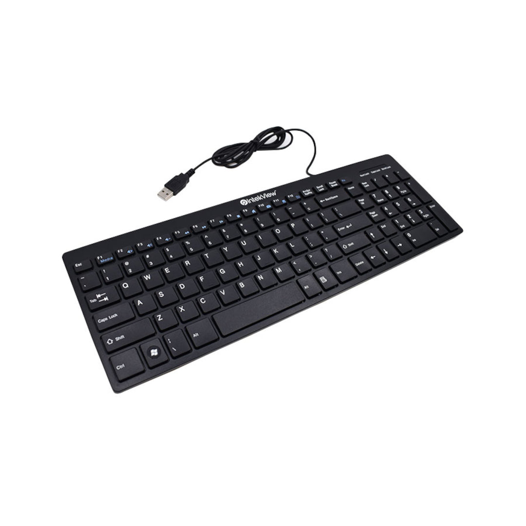 IntekView Wired Slim Keyboard V2 English