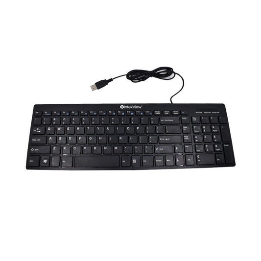 IntekView Wired Slim Keyboard V2 English