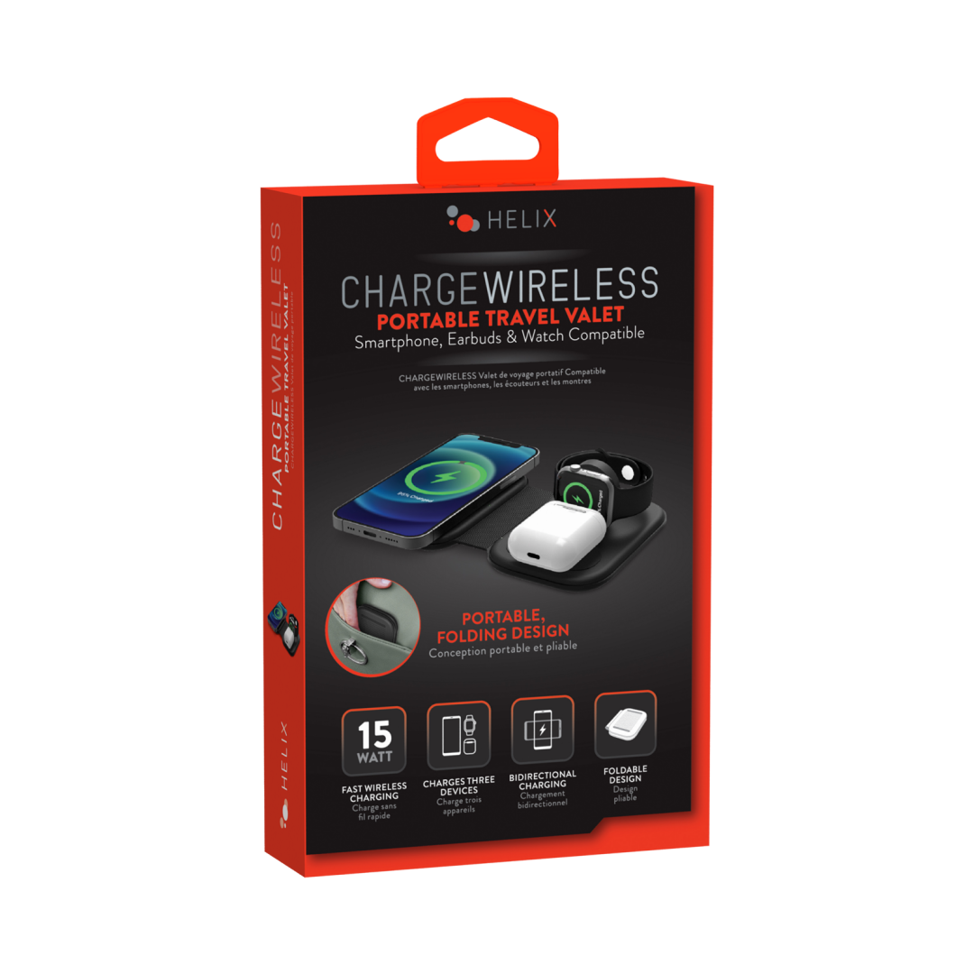 3-in-1 Wireless Charging Valet