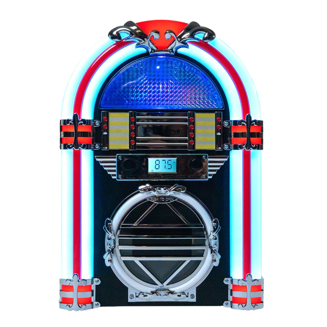 Desktop Bluetooth Classic Jukebox, CD Player & FM Radio LED