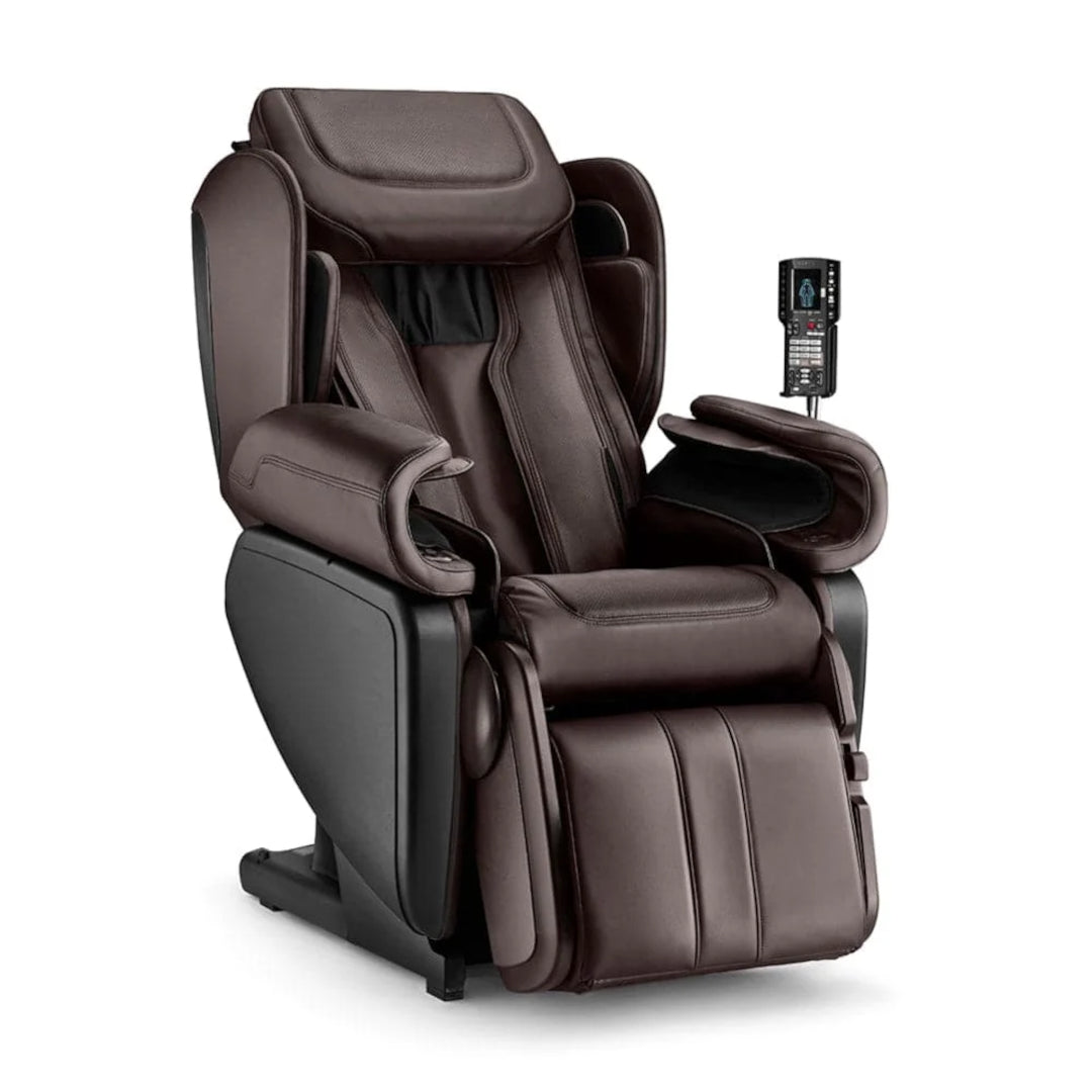 Synca Kagra Designed in Japan 4D Premium Massage Chair - Brown - Open Box
