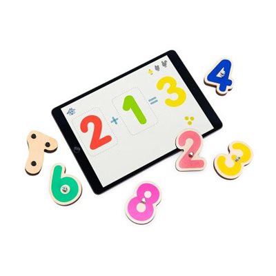 MARBOTIC - Smart numbers for tablet - Interactive wooden numbers set