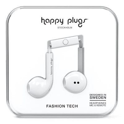 Earbud Plus Headphone - White