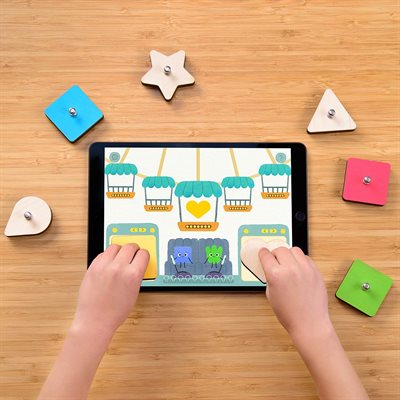 MARBOTIC - Smart shapes for tablet - Interactive wooden shapes & colors