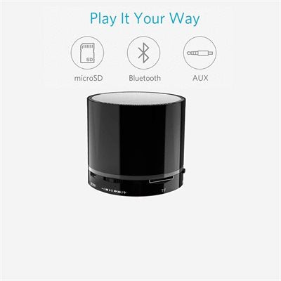 Branded Bluetooth Audio Pod Speaker Black