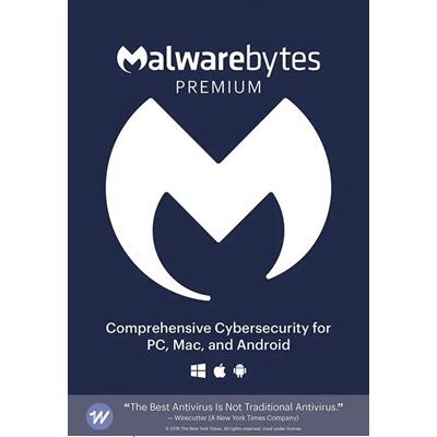 Malwarebytes - Premium License - 1Y/1U - Sleeve