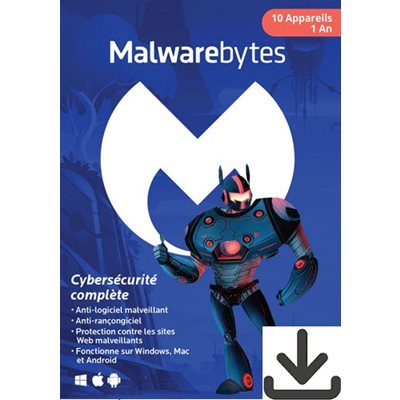 Malwarebytes Premium License - 1 Year - 10 Users - Digital Download ...