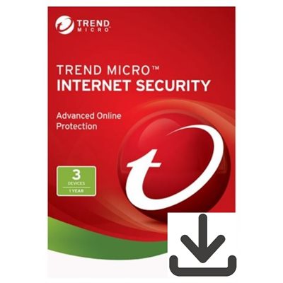 Trend Micro - Internet security - 1Y/3U - Key (download)