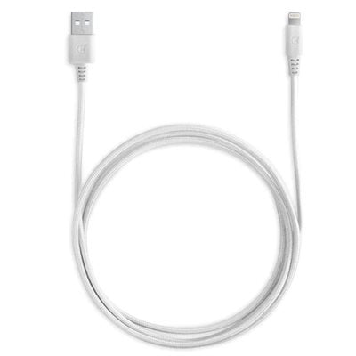 Caseco Braided Lightning Cable 2M (6FT) - White