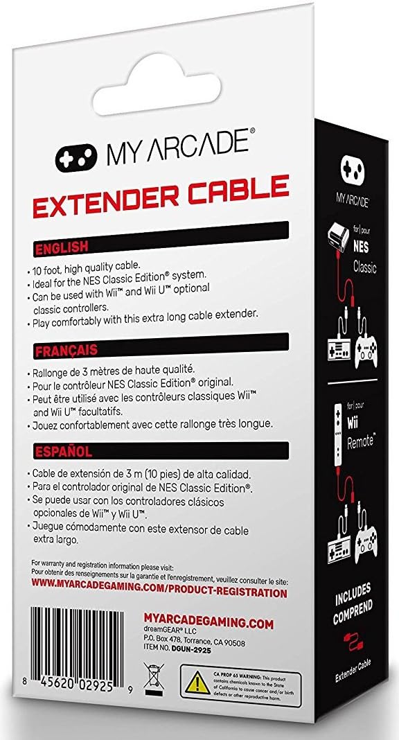 10ft Extender Cable